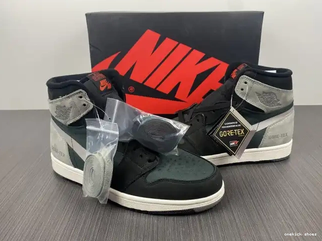 Rep Onekick Element Jordan High Gore-Tex DB2889-001 Retro 1 Grey Particle Black 0406